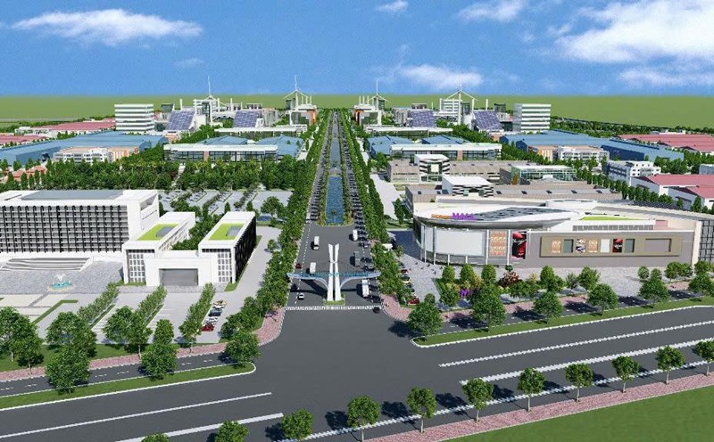 Hai Phong leases land to implement the Tien Thanh Industrial Park construction investment project. Photo: Perspective of Tien Thanh Industrial Park project