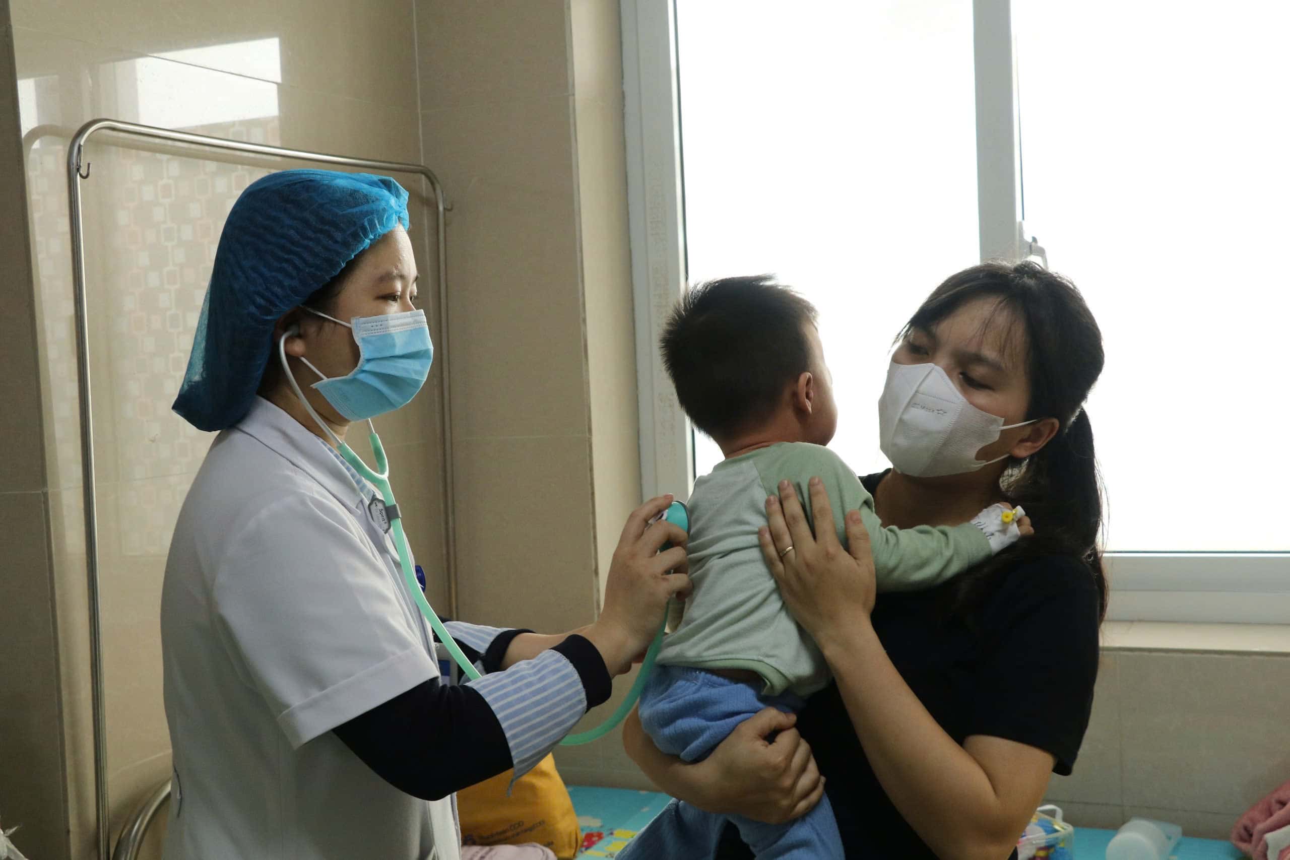 From the beginning of 2025 to now, the health sector of Ninh Binh province has recorded 55 cases positive for measles. Photo: Nguyen Truong