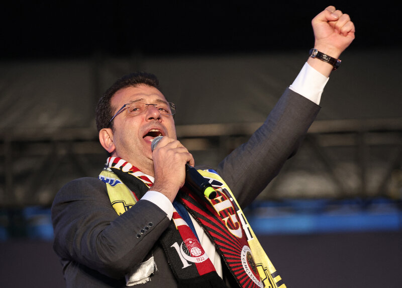 Turkish Mayor Ekrem Imamoglu was arrested on charges of "supporting the PKK/KCK terrorist organization". Photo: AFP
