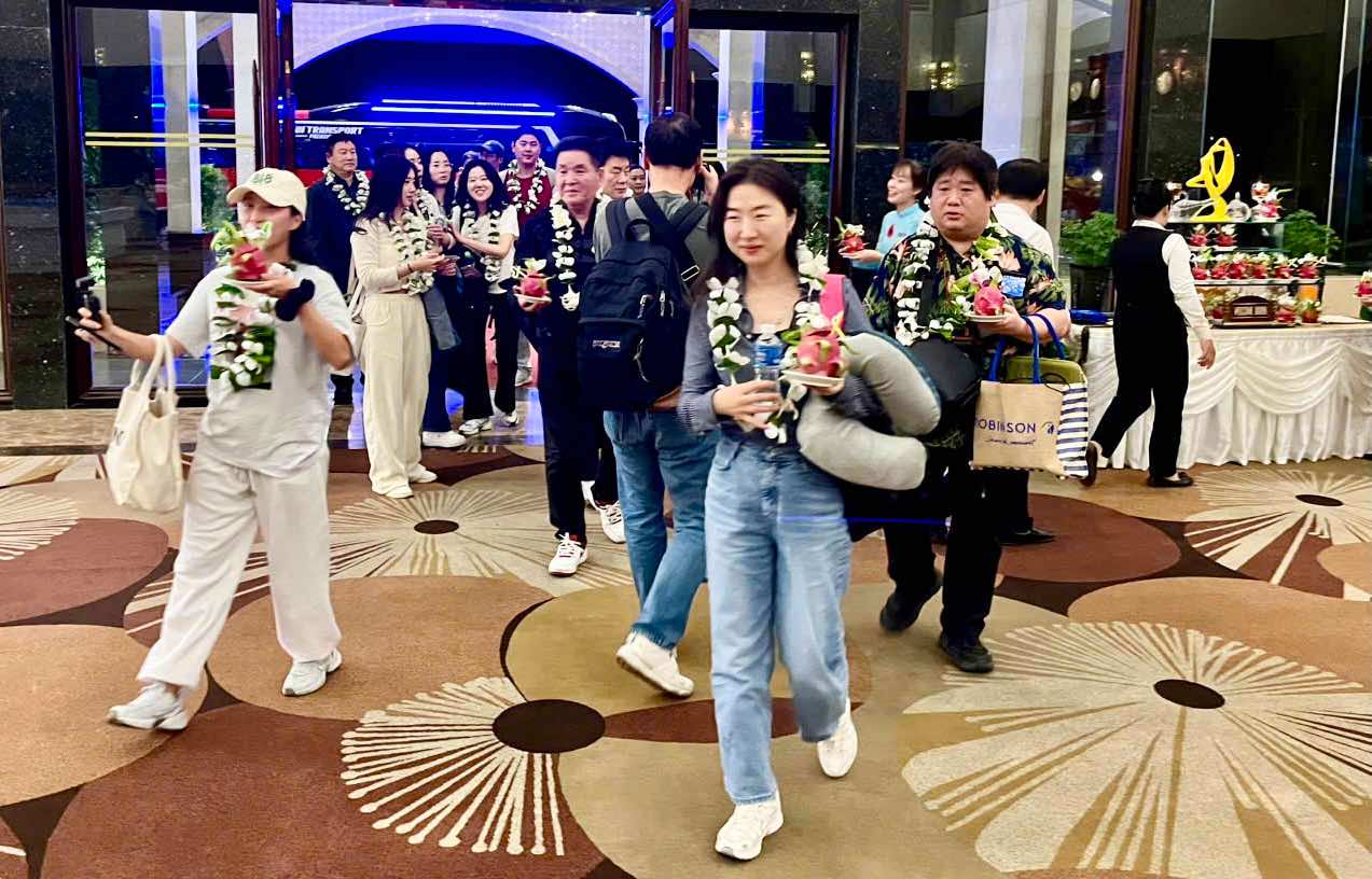 Doan Famtrip Han Quoc tham quan tai Binh Thuan. Anh: Duy Tuan 