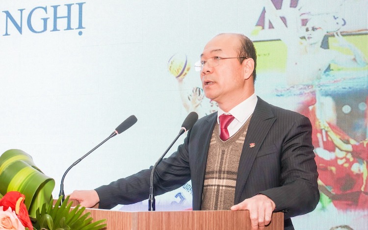 Mr. Hoang Quoc Vinh was appointed Head of the High Performance Sports Department - Department of Physical Education and Sports. Photo: Bui Luong