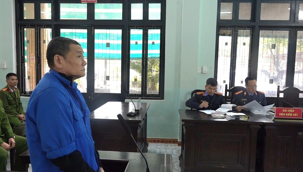 Portrait of defendant Tran Sang in Hue