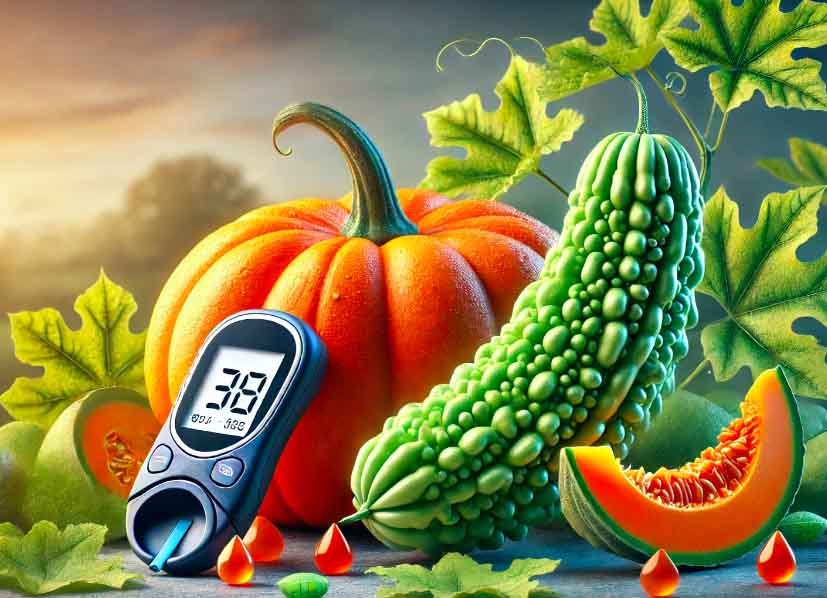 Eating pumpkin and bitter melon can help control blood sugar. Photo AI
