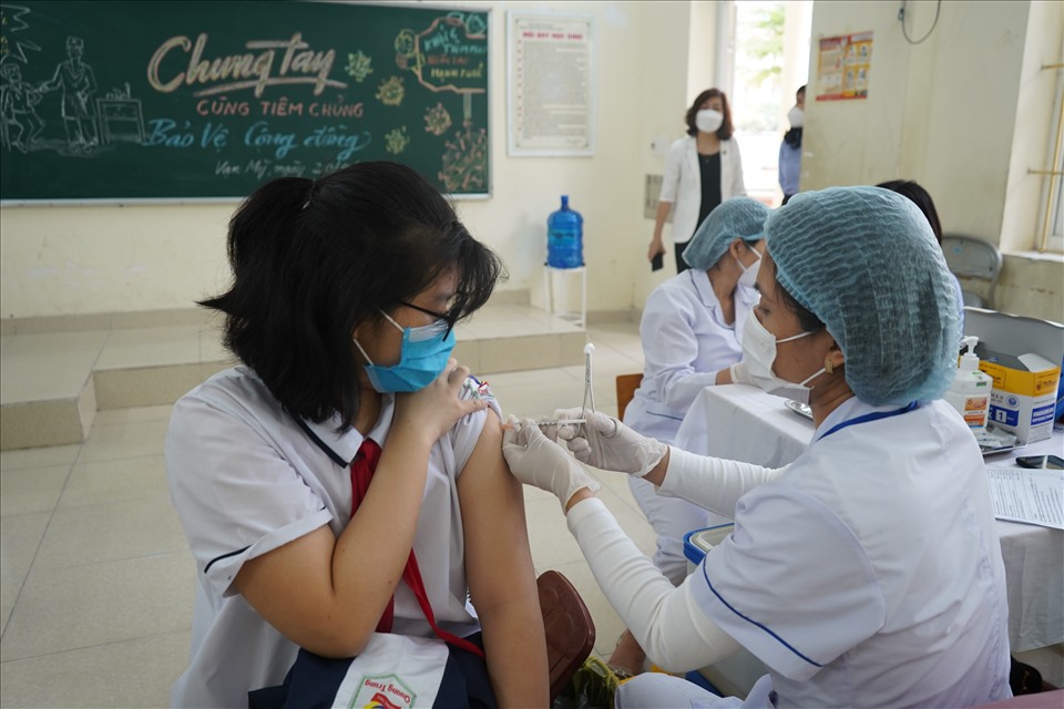 Hai Phong directs the completion of measles vaccination in March 2025. Illustrative photo: Mai Dung