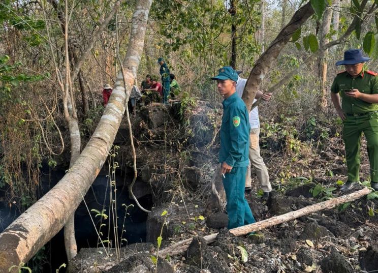 Where the man's body was discovered. Photo: Bao Lam