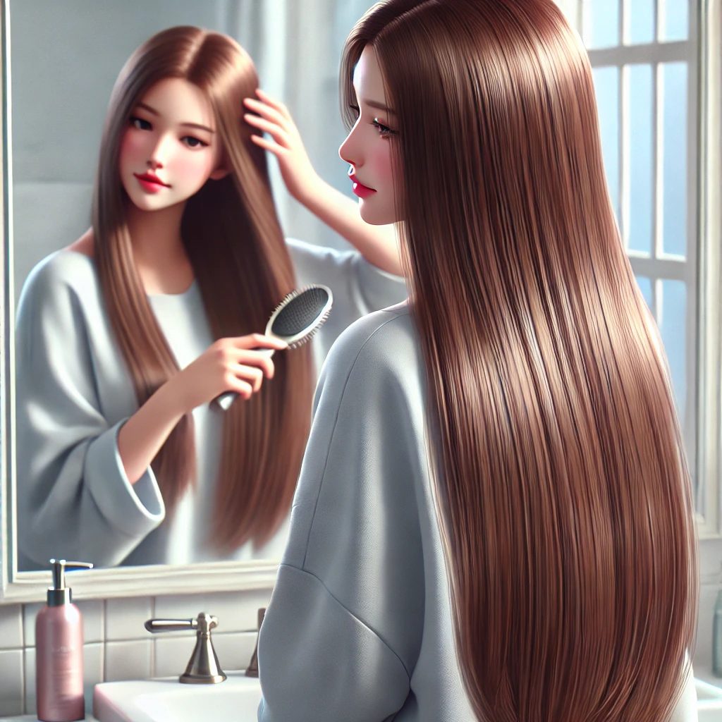 What happens if you don't wash your hair for a long time. Photo: AI - Minh Hoang