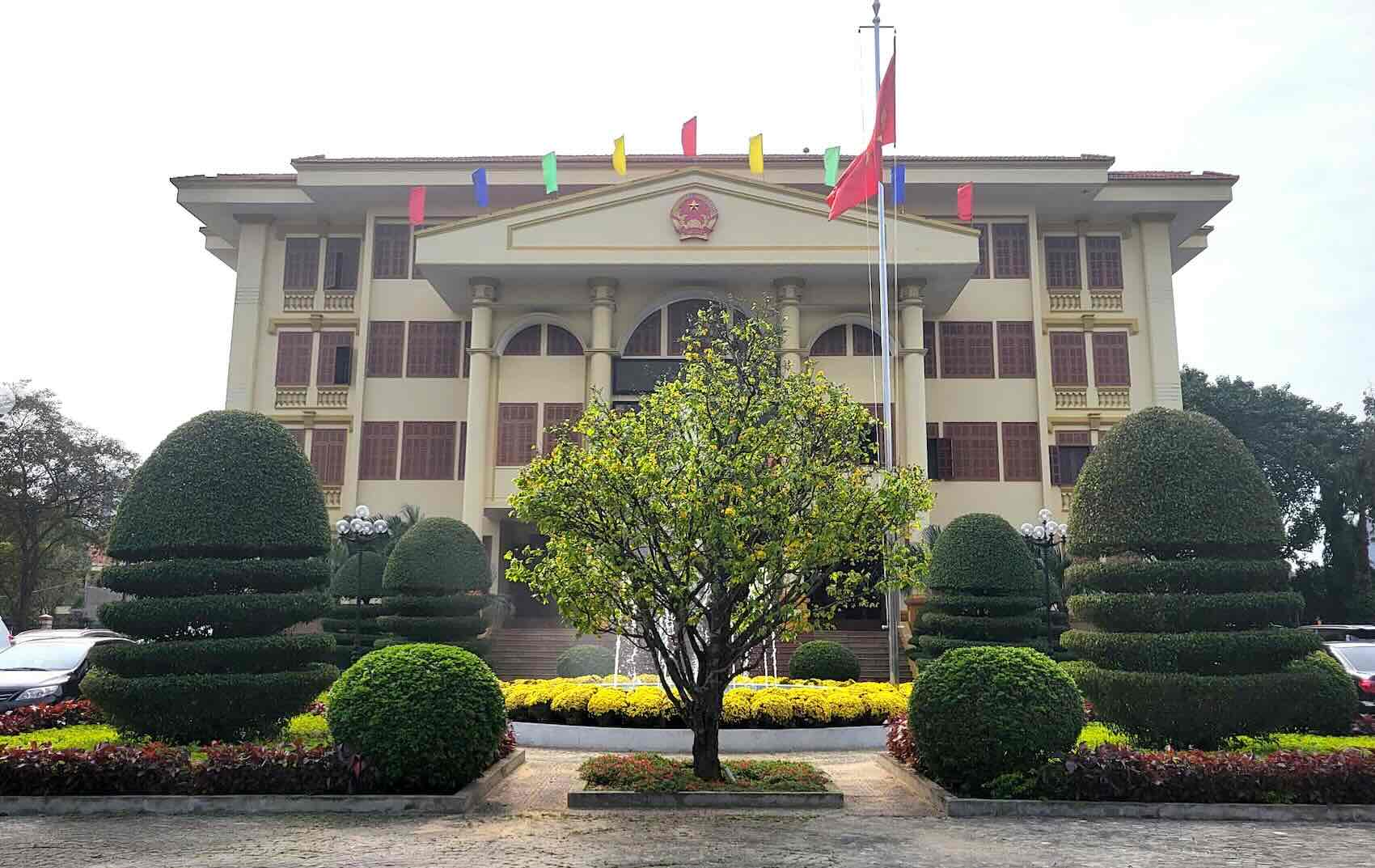 Headquarters of the People's Committee of Quang Binh province. Photo: Cong Sang