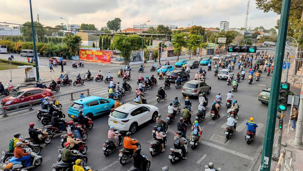 Hot weather in the South. Photo: Anh Tu