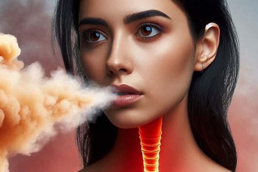 Air pollution increases bronchitis cases. Photo: Ai - Thien Nhan