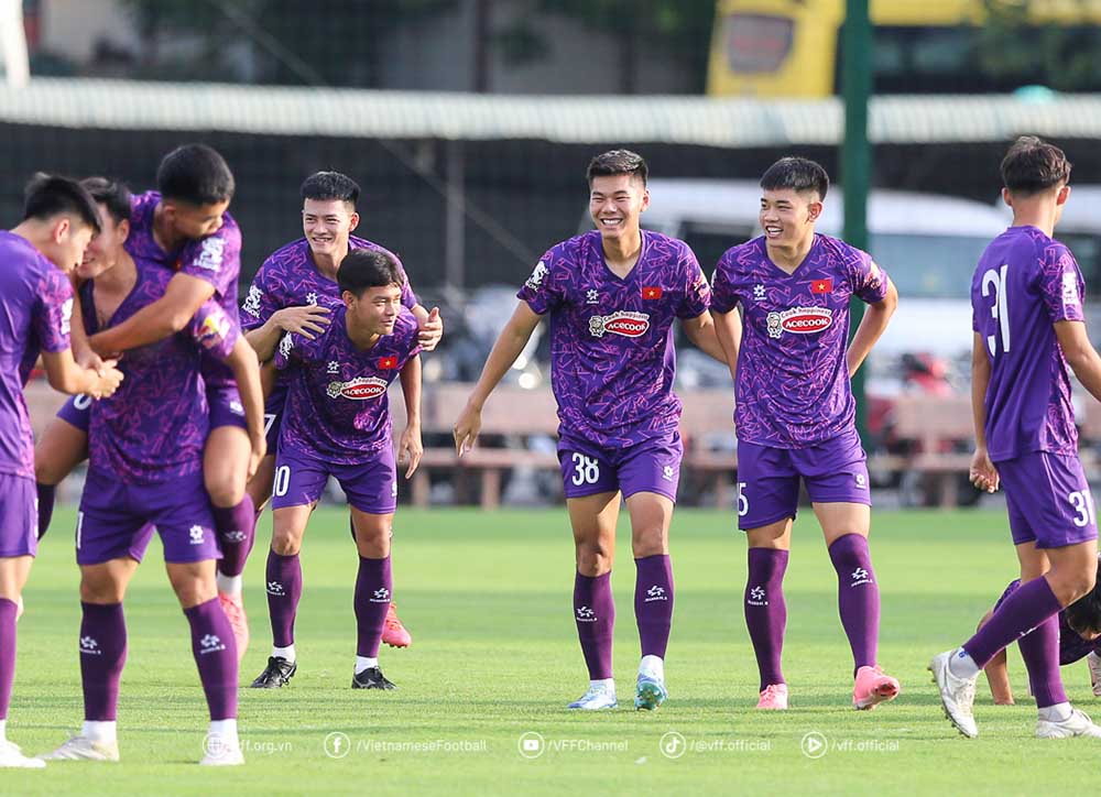 U17 and U22 Vietnam are carefully prepared for important goals in 2025. Photo: VFF