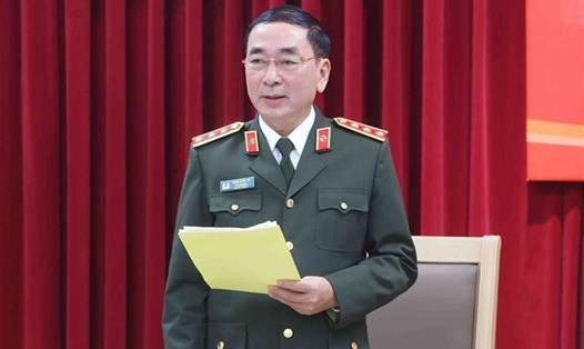 Thượng tướng Trần Quốc Tỏ - Ủy viên Trung ương Đảng, Phó Bí thư Đảng ủy Công an Trung ương, Thứ trưởng Bộ Công an. Ảnh: Bộ Công an