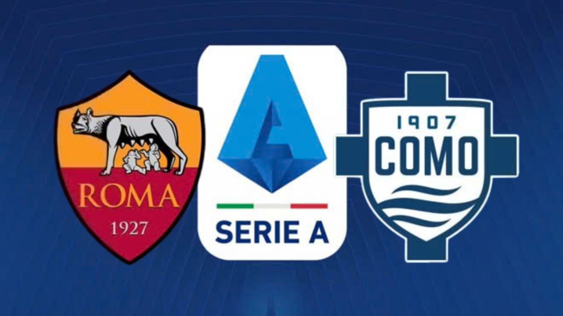 AS Roma face Como in Serie A. Graphic photo: Van An