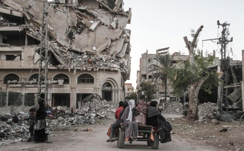 Israel has stopped aid and supplies to the Gaza Strip. Photo: Xinhua