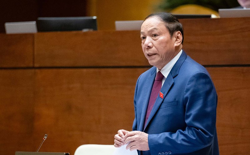 Minister of Culture, Sports and Tourism Nguyen Van Hung. Photo: National Assembly