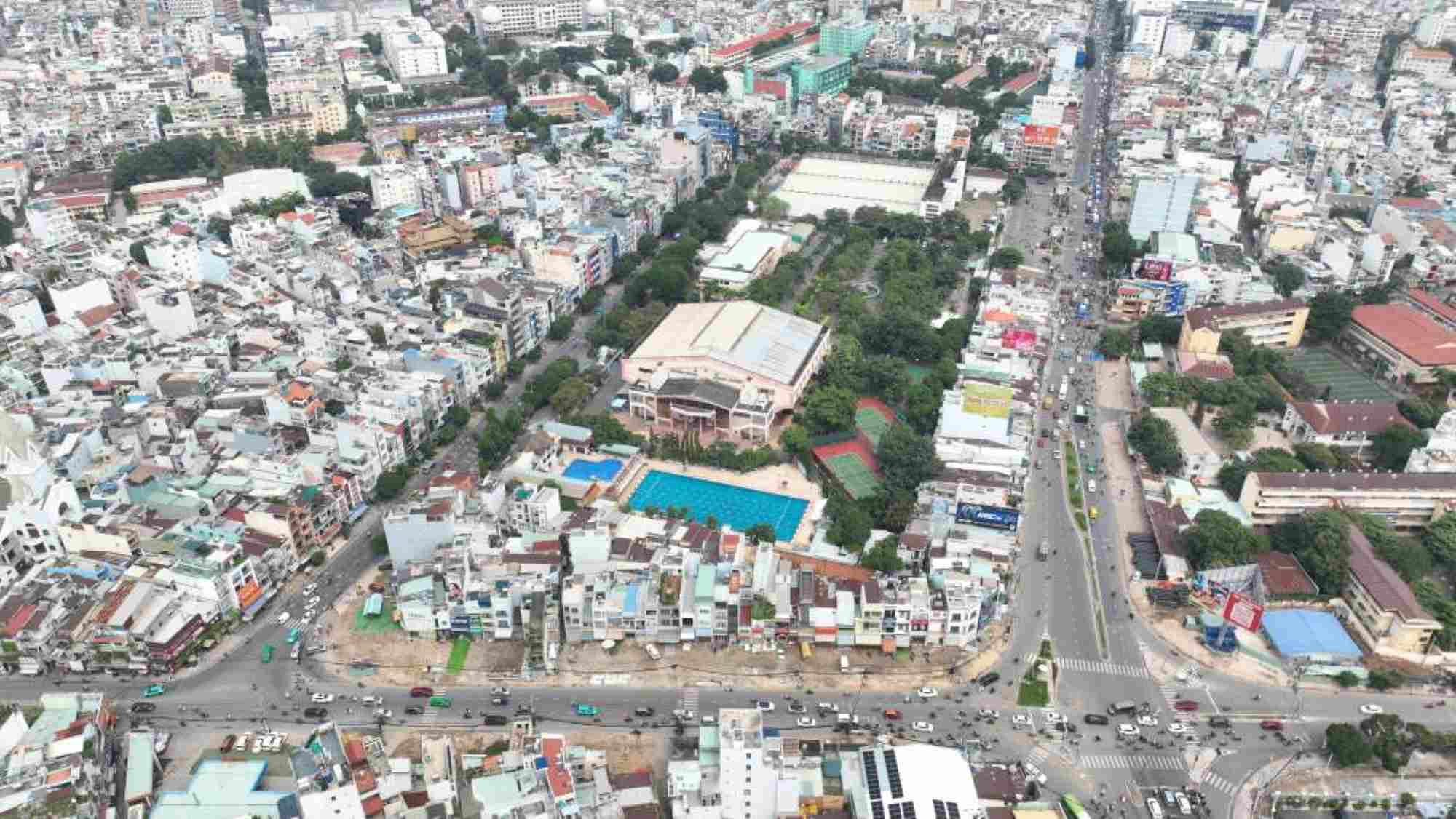 The Tan Binh District Exhibition and Sports Center - close to Metro No. 2 project will be piloted with the TOD model. Photo: Anh Tu