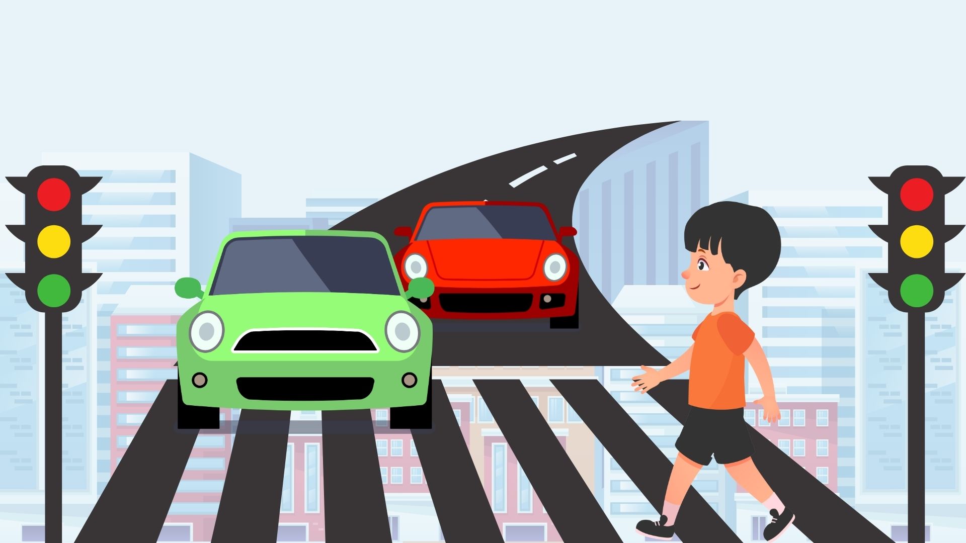 Penalty for parking a car under a pedestrian crossing. Graphics: Phuong Anh