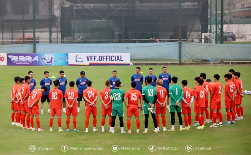 U22 Vietnam meets U22 Korea in the opening match of the 2025 CFA Team China tournament. Photo: VFF