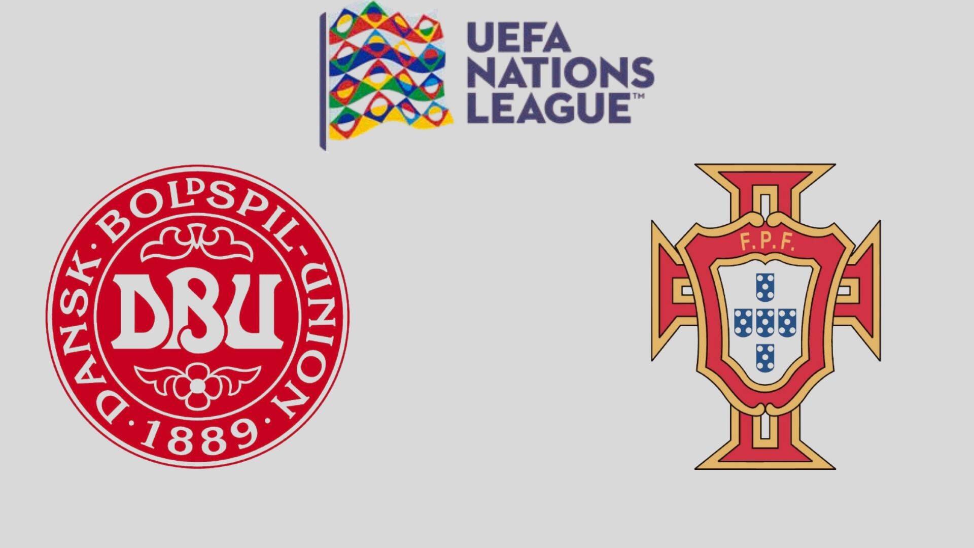 Denmark vs Portugal in the Nations League. Graphics: Van An