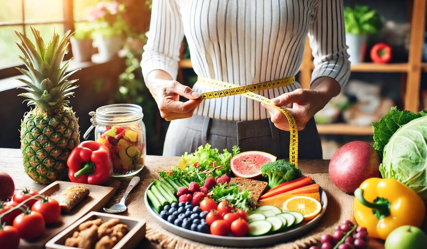 How to lose weight quickly after 30 days for women over 50 years old. Photo: AI