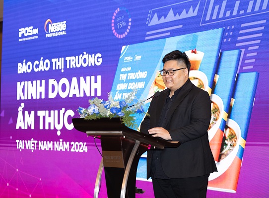 Phat bieu tai hoi thao, ong Le Quang Long - Dai dien Nestle Professional cho biet_ _Nestle Professional khong ngung nghien cuu chuyen sau de thau hieu hanh vi va khau vi cua nguoi tieu dung. Anh: Nestle