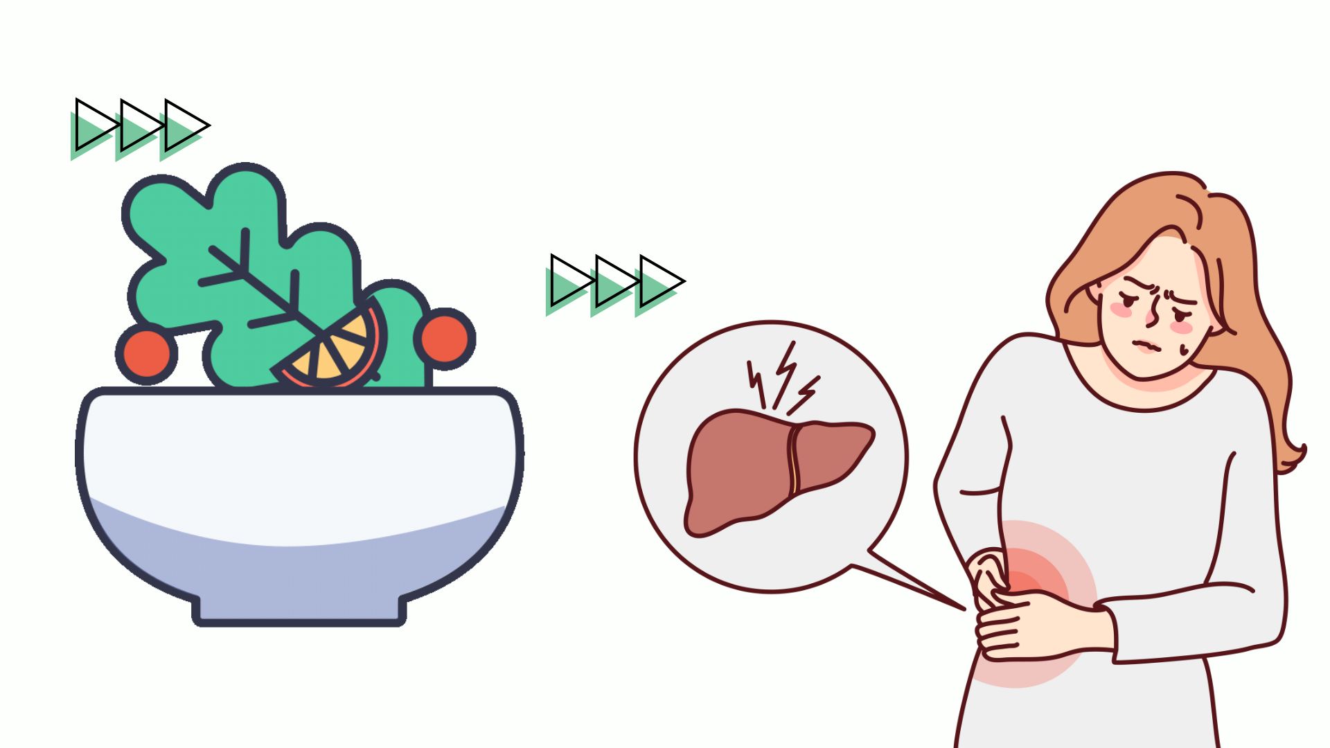 Healthy diet for people with fatty liver