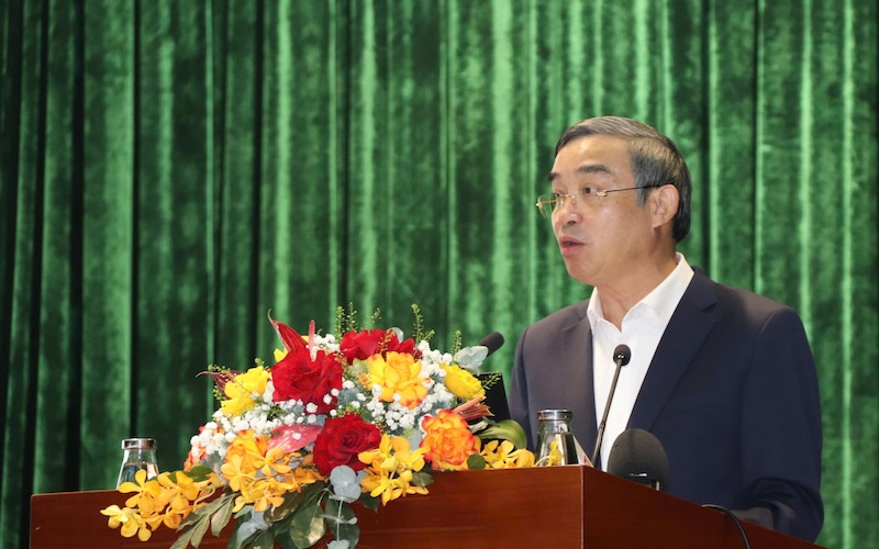 Land records in difficulty in Da Nang are reviewed about 90%. In the photo: Mr. Le Trung Chinh - Chairman of the People's Committee of Da Nang City. Photo: Nguyen Linh