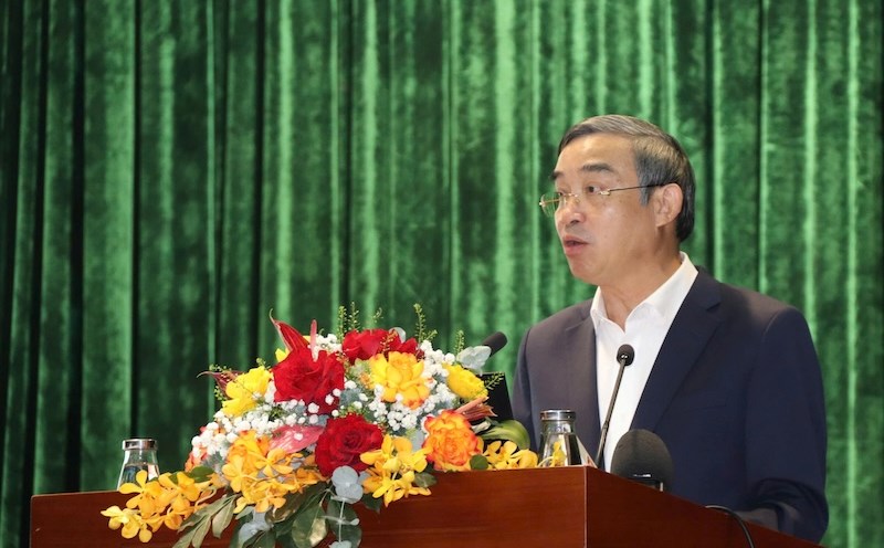 Land records in difficulty in Da Nang are reviewed about 90%. In the photo: Mr. Le Trung Chinh - Chairman of the People's Committee of Da Nang City. Photo: Nguyen Linh
