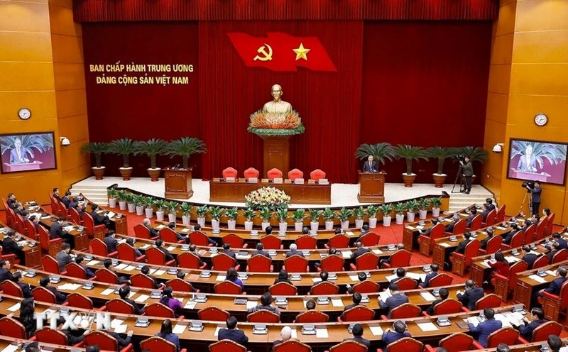 Many contents related to the arrangement of the apparatus will be reported at the 11th Conference of the 13th Central Executive Committee. Photo: VNA