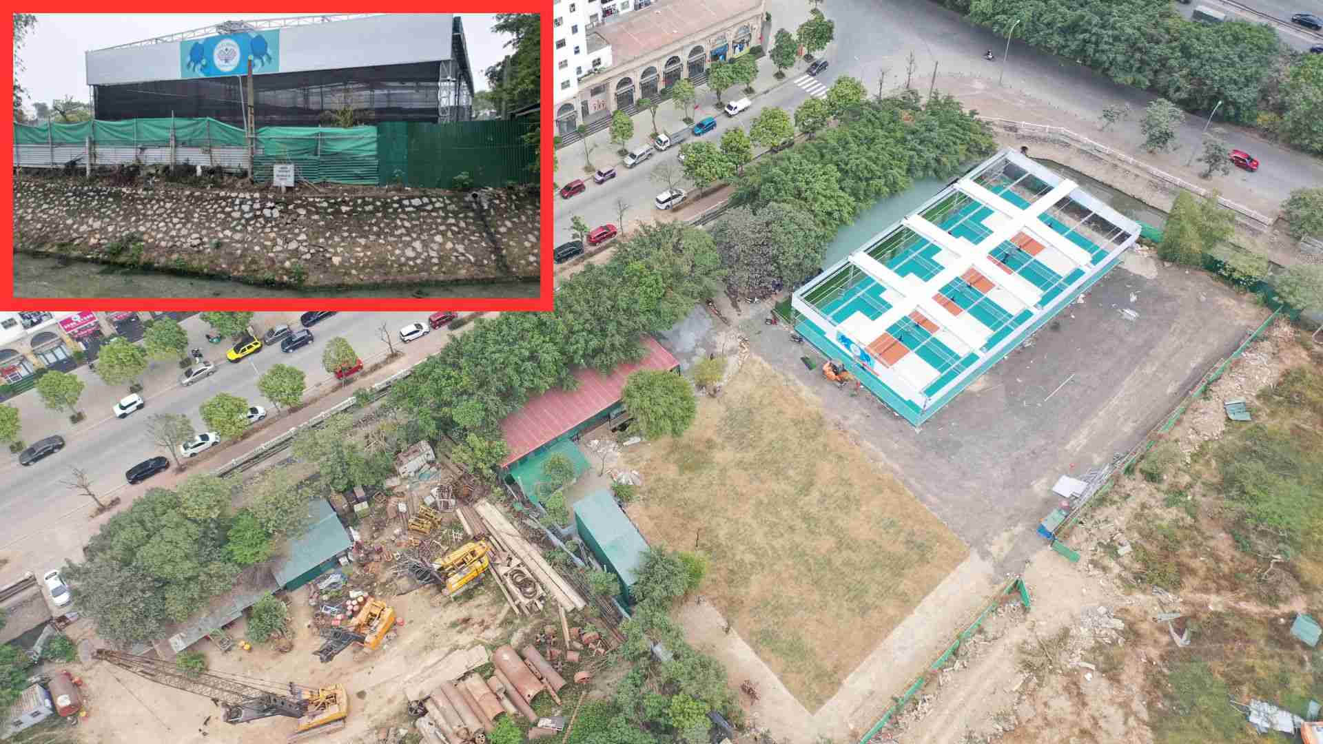 The Pickleball court "Happy Land" was built on public land, without auction. Photo: PV