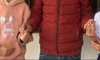 1 gold tree (including 2 rings) was returned to the person who dropped it. Photo: Hai Khe Commune Police