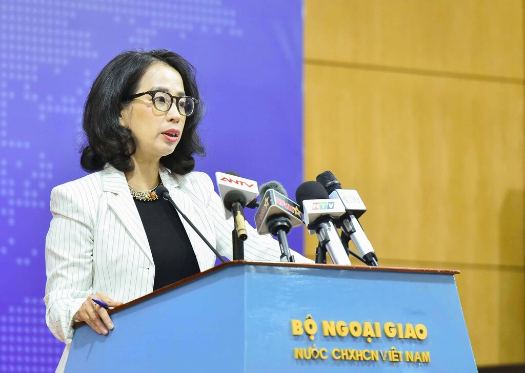 Spokesperson of the Vietnamese Ministry of Foreign Affairs Pham Thu Hang said that many cooperation projects between Vietnam and the US in the field of overcoming the consequences of war are continuing to be implemented or restarted. Photo: Nhat Ha