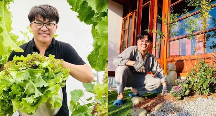Dai Nghia's vegetable garden. Photo: Provided by the character.