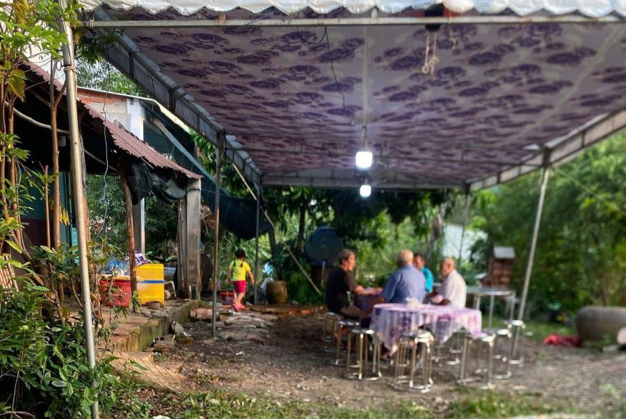 The house where the student was electrocuted to death. Photo: Duy Minh