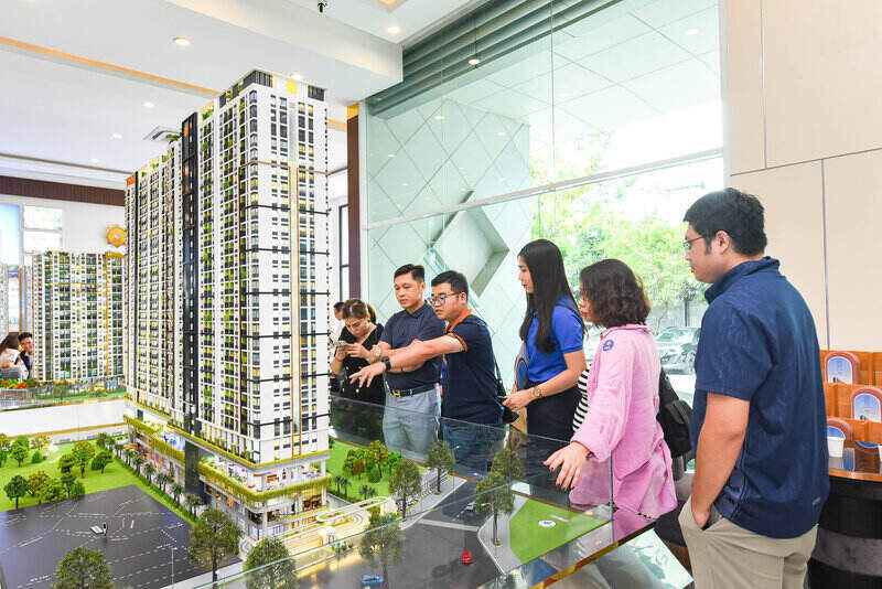 The consumption of the real estate market suddenly slowed down in the first two months of the year. Photo: Anh Dung