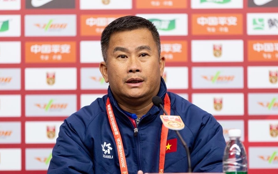 Coach Dinh Hong Vinh has reviews of the performance of U22 Vietnam. Photo: VFF