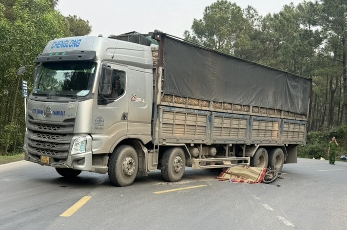 The collision killed a student. Photo: Van Luong