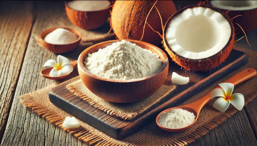 Using coconut flour can help you lose weight effectively. Graphics: Huong Giang