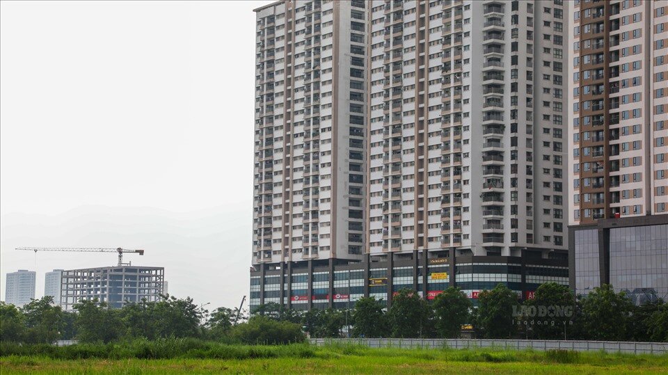 A corner of the Diplomatic Corps Urban Area project (Bac Tu Liem district, Hanoi) invested by Hancorp. Photo: Phan Anh