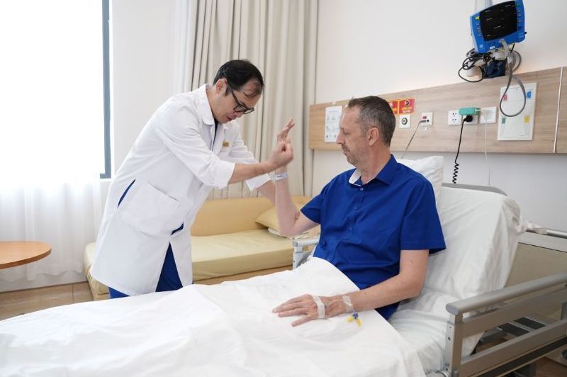 Viec duoc cong dong nguoi nuoc ngoai tin tuong lua chon la minh chung cho chat luong dich vu vuot troi cua Vinmec.