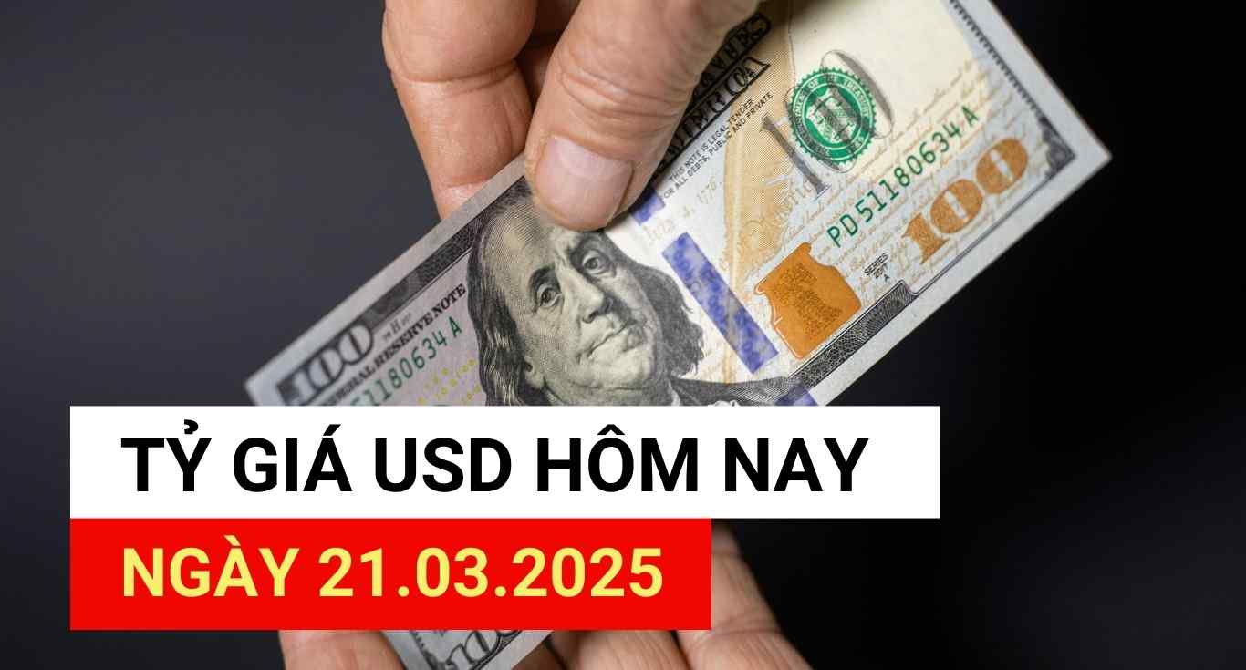 USD exchange rate today, March 21, 2025.