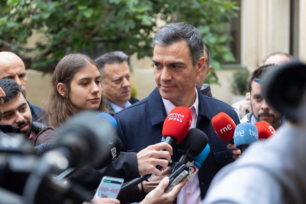 Spanish Prime Minister Pedro Sanchez responded to the proposal that the EU should appoint a special delegate for peace negotiations in Ukraine. Photo: Xinhua