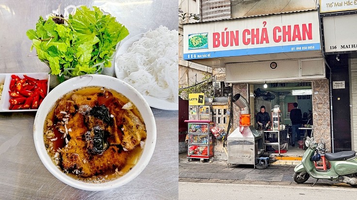 Quan Bun Cha Chan duoc yeu thich nho cach che bien doc dao. Anh: Michelin Guide