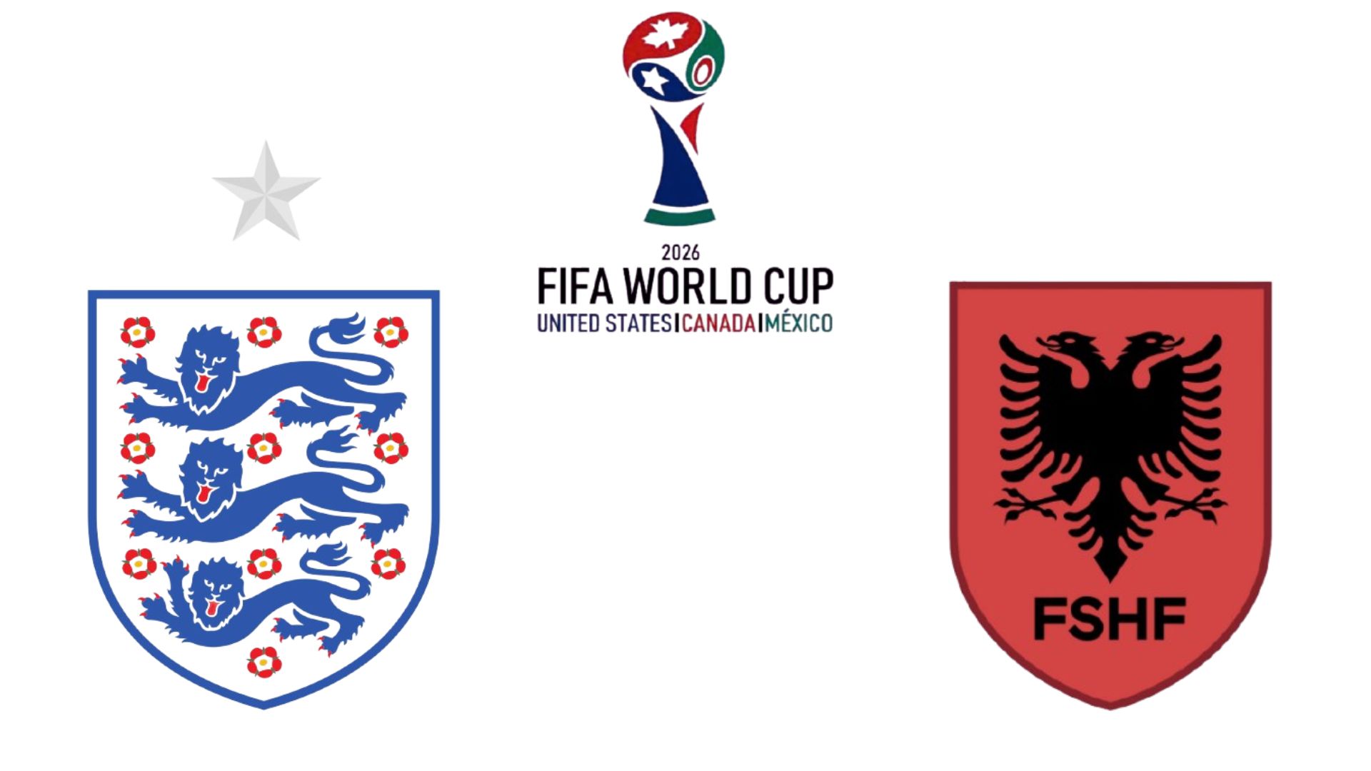 England will face Albania in the 2026 World Cup qualifiers. Graphics: Van An