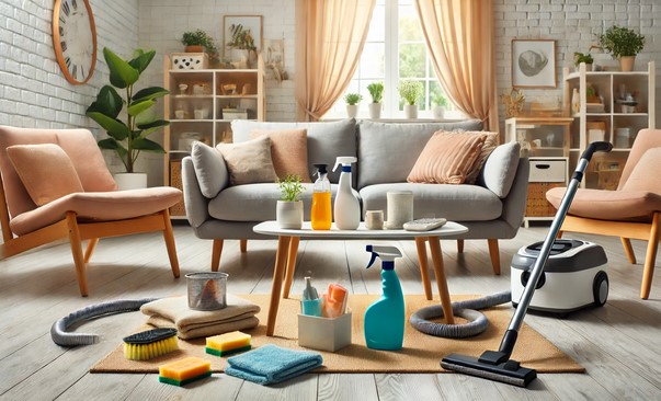 How to make a furniture detergent at home is extremely simple. Photo: AI