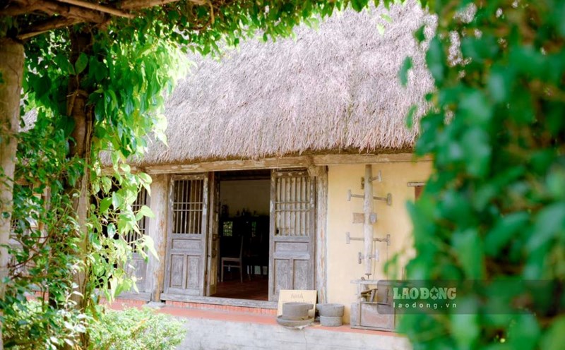 The buttered houses in the Dong Que museum. Photo: Ha Vi