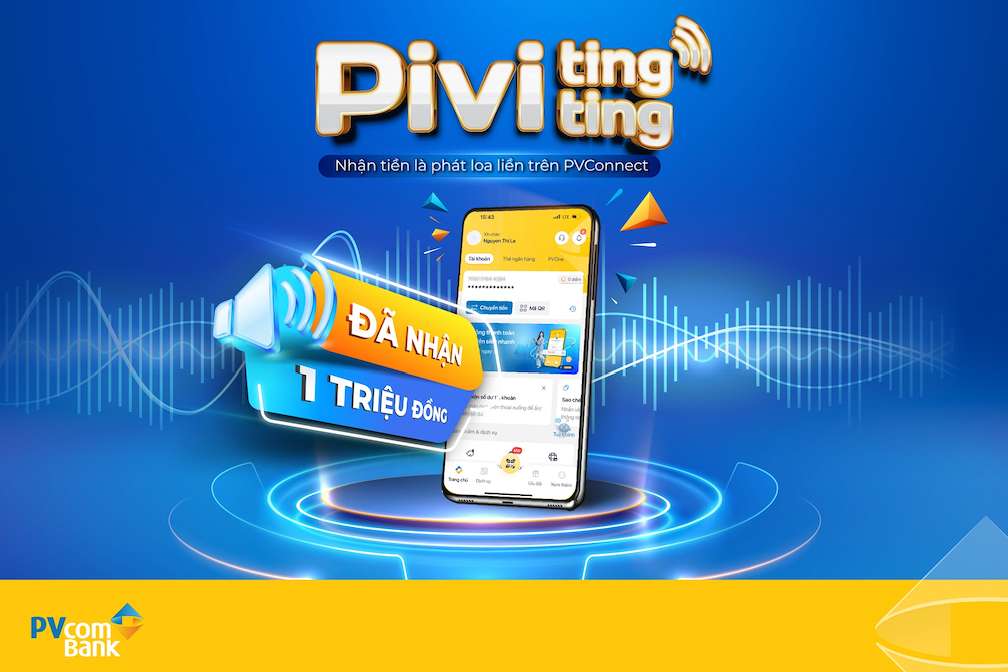 PVcomBank ra mat tinh nang thong bao bien dong so du bang giong noi tren PVConnect. Anh: PVConnect