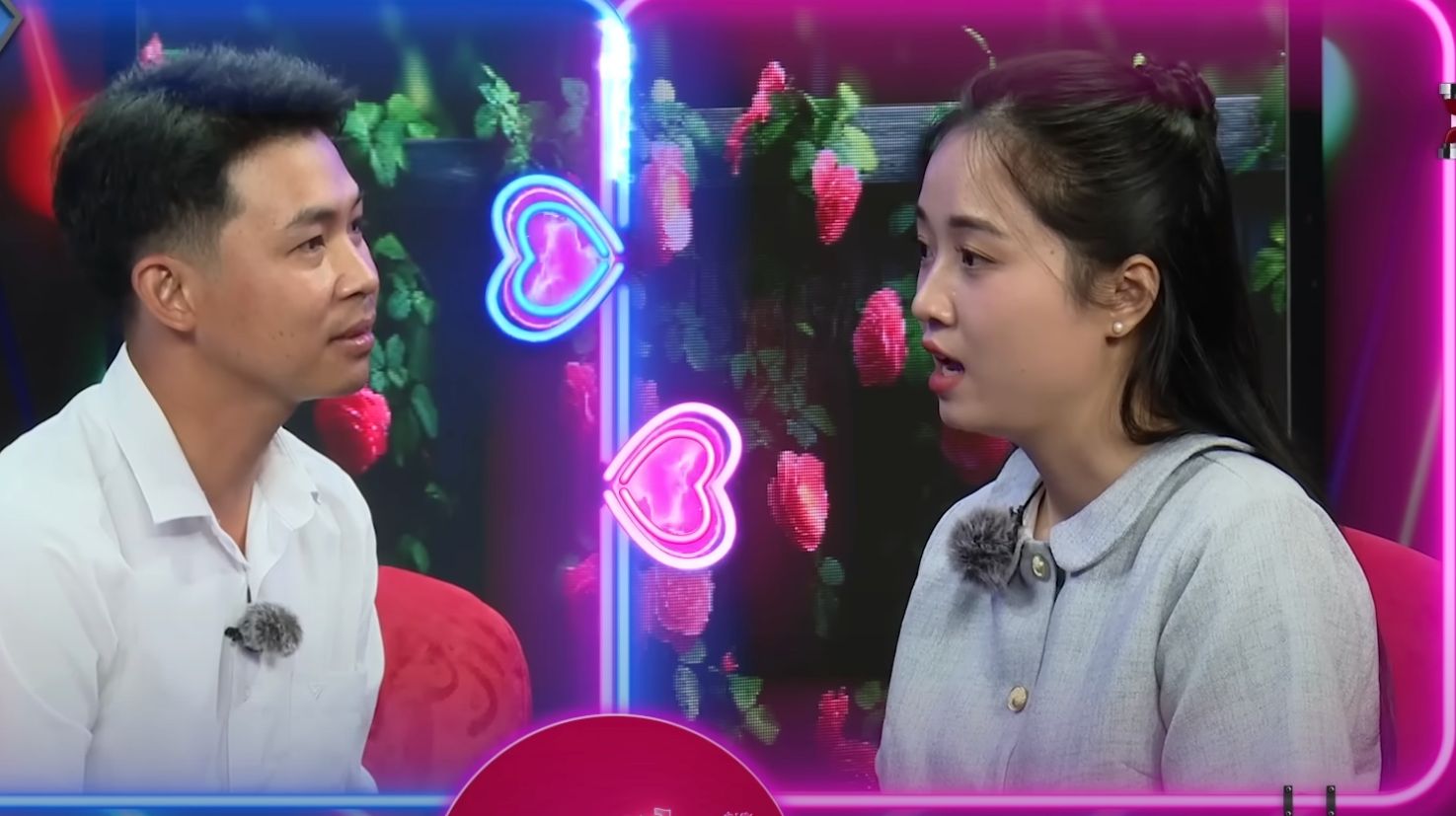 The couple at "You want to date". Photo: MCV Producer.