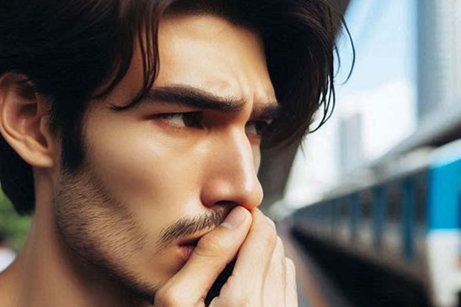 Vitamin C deficiency causes bleeding gums. Photo: AI