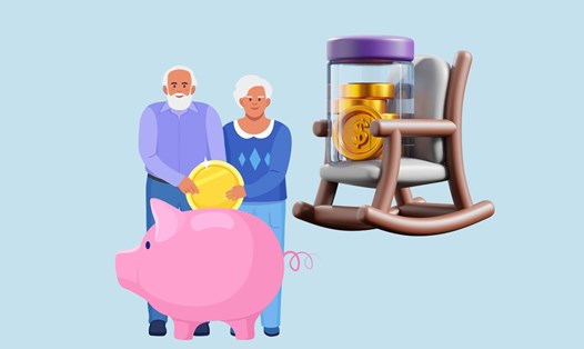 Cách tính lương hưu năm 2025 cho người nghỉ hưu sớm. Đồ họa: Linh Đan