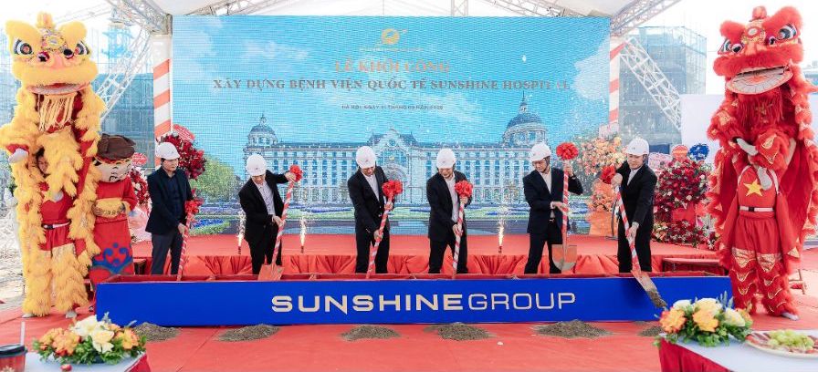Sunshine Group khoi cong xay dung Benh vien Quoc te Sunshine Hospital.